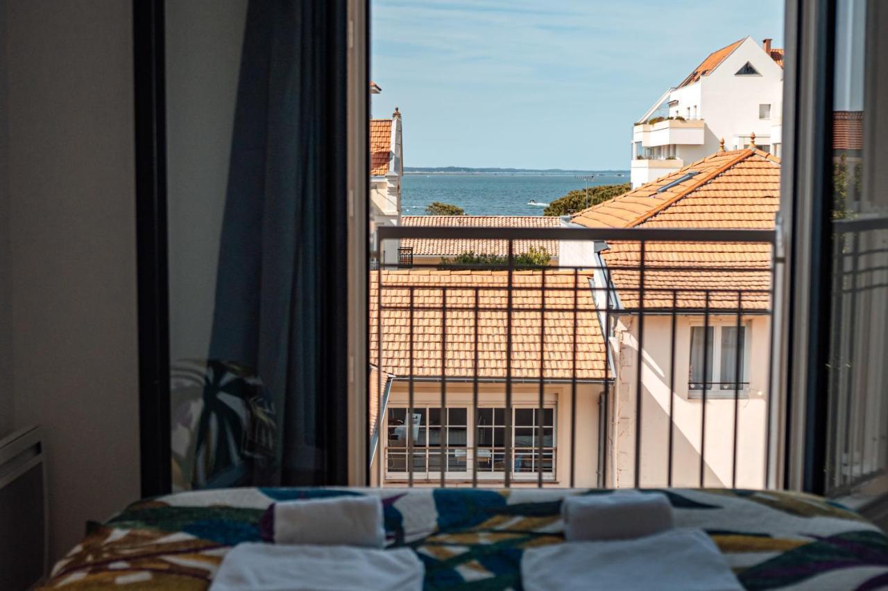 Down Center - Incroyable Vue Mer Proche Plage Arcachon Kültér fotó